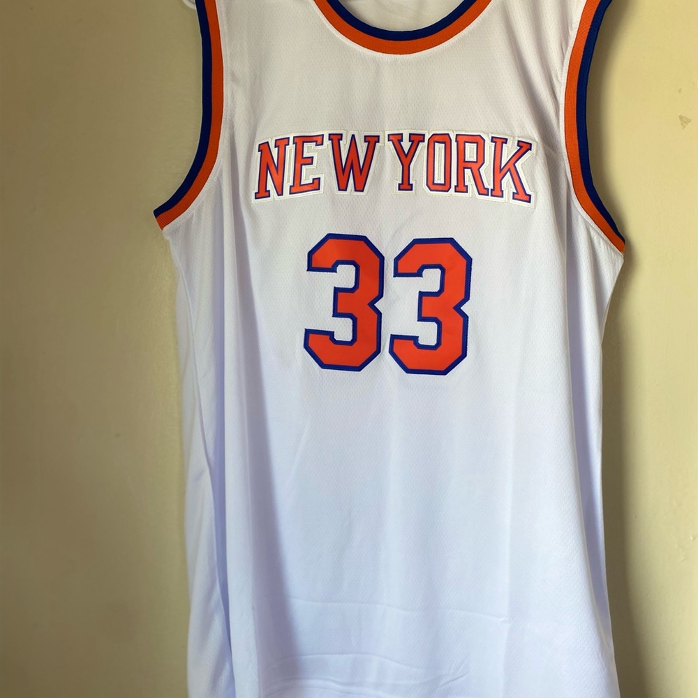 Embroidered Patrick Ewing Basketball Custom Jersey New York Knicks